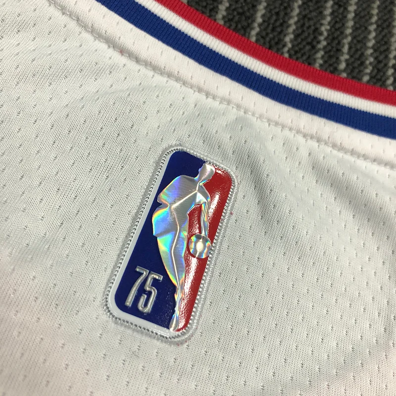 75th anniversary  NBA Los Angeles Clippers Basketball jersey   White  #2   LEONARD