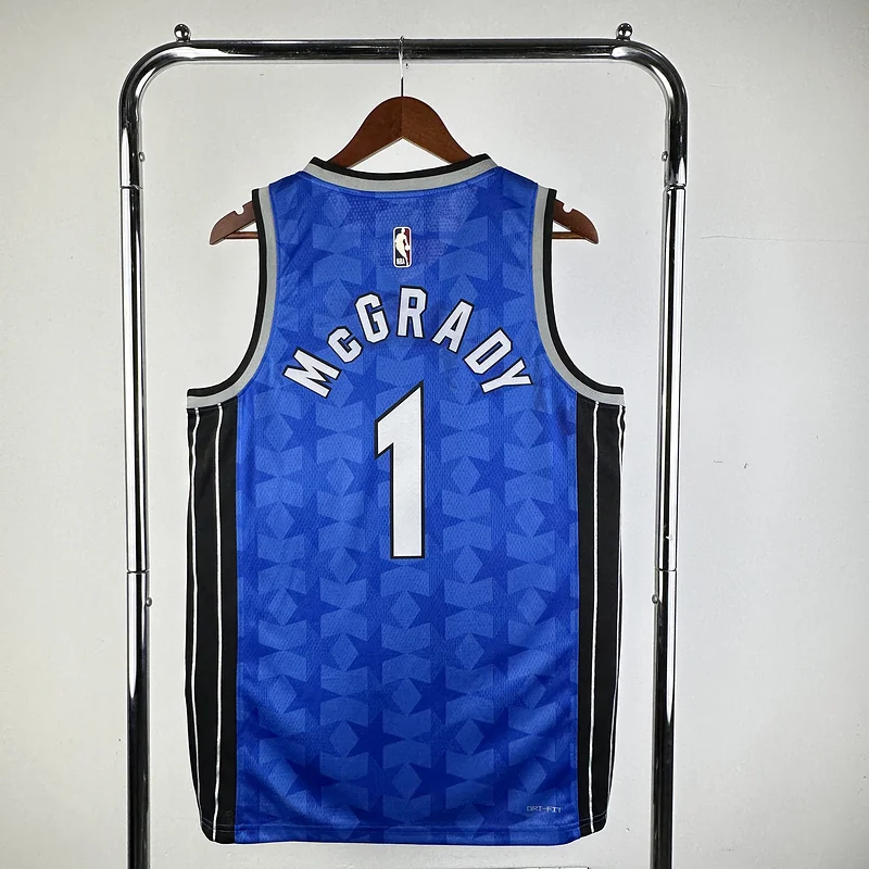 2024 Orlando Magic Basketball Jersey Retro #1 McGrady