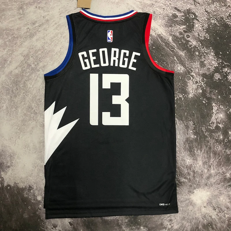 2023 Season   NBA Los Angeles Clippers Basketball jersey    trapeze  limited  #13   GEORGE