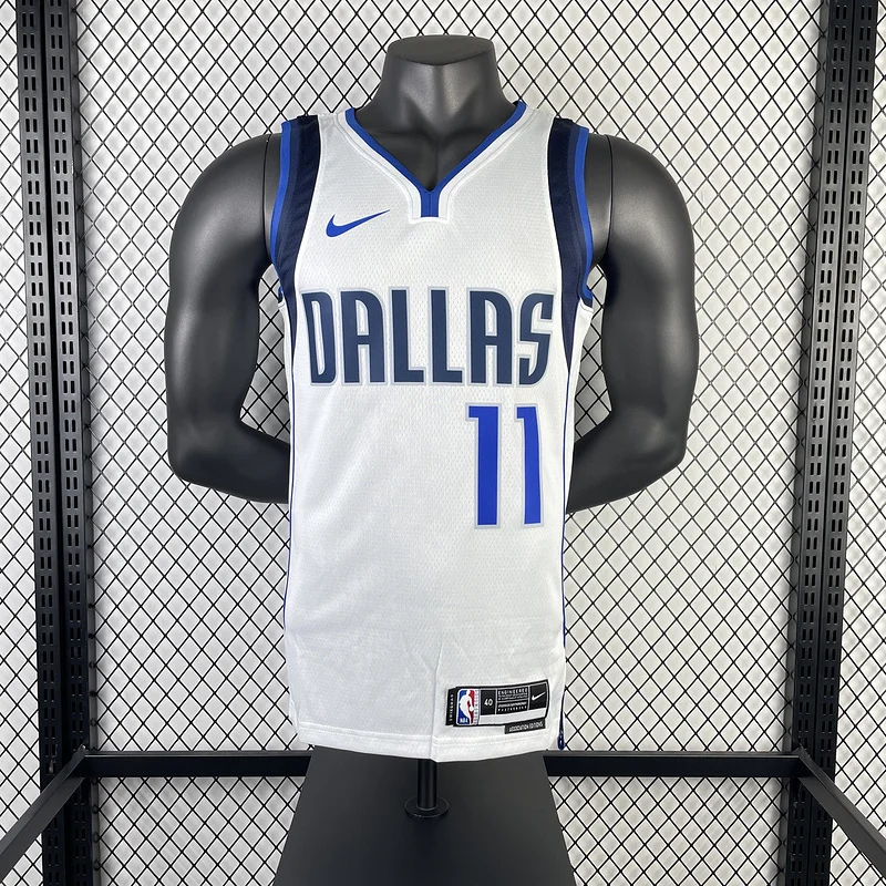 2023 Season NBA Dallas Mavericks basketball jersey White11 IRVING