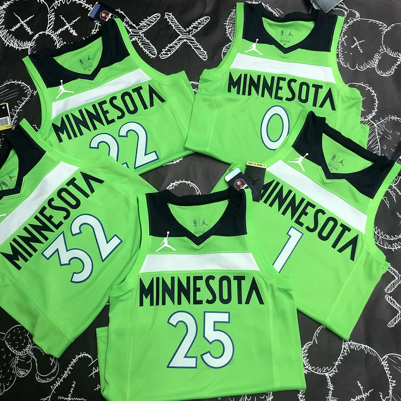 Minnesota Timberwolves Basketball Jersey trapeze #25 ROSE