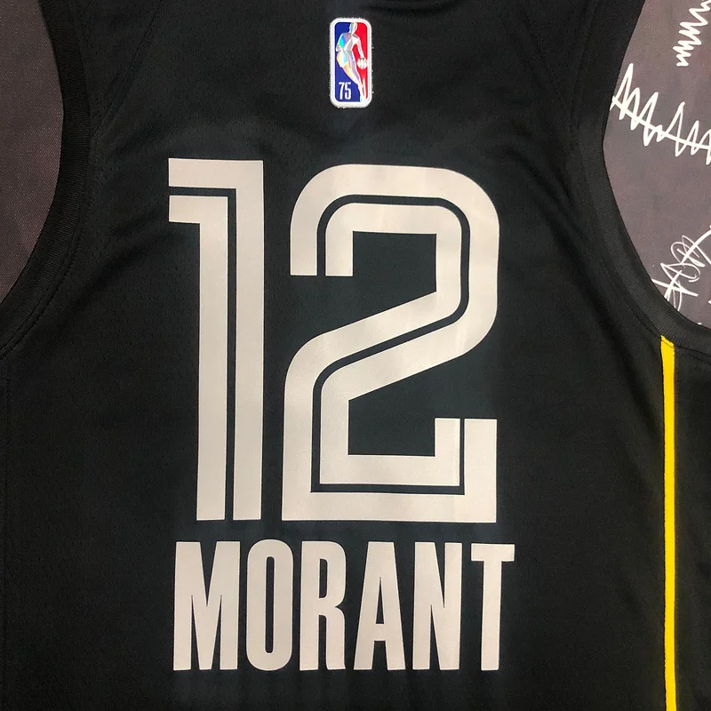 NBA Memphis Grizzlies Basketball JerseyHonor version #12 MORANT