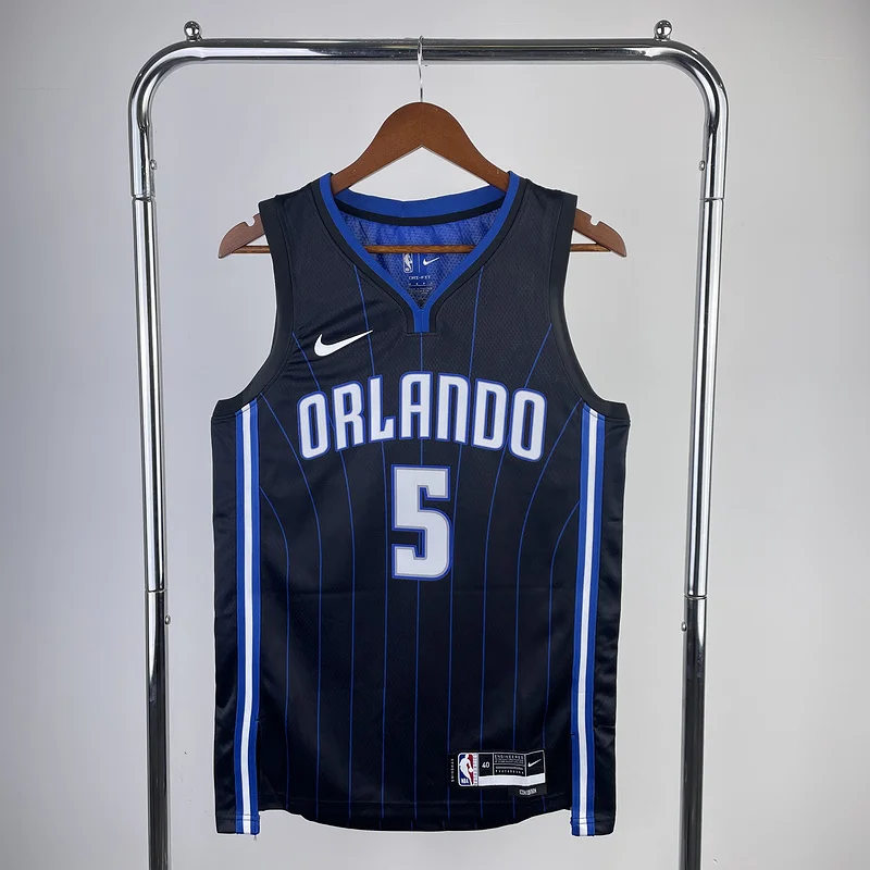 2023 Orlando Magic Basketball Jersey Black stripe #5 BANCHERO