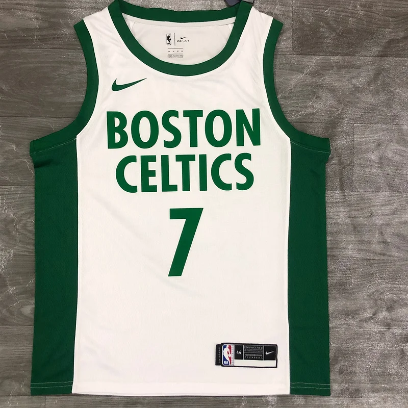 2021 Season NBA Boston Celtics Basketball Jersey city version #7 BROWN