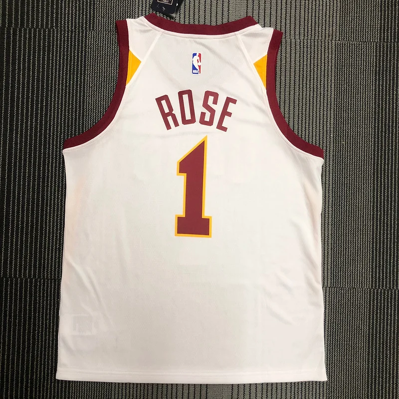 Cleveland Cavaliers Basketball Jersey White #1 ROSE