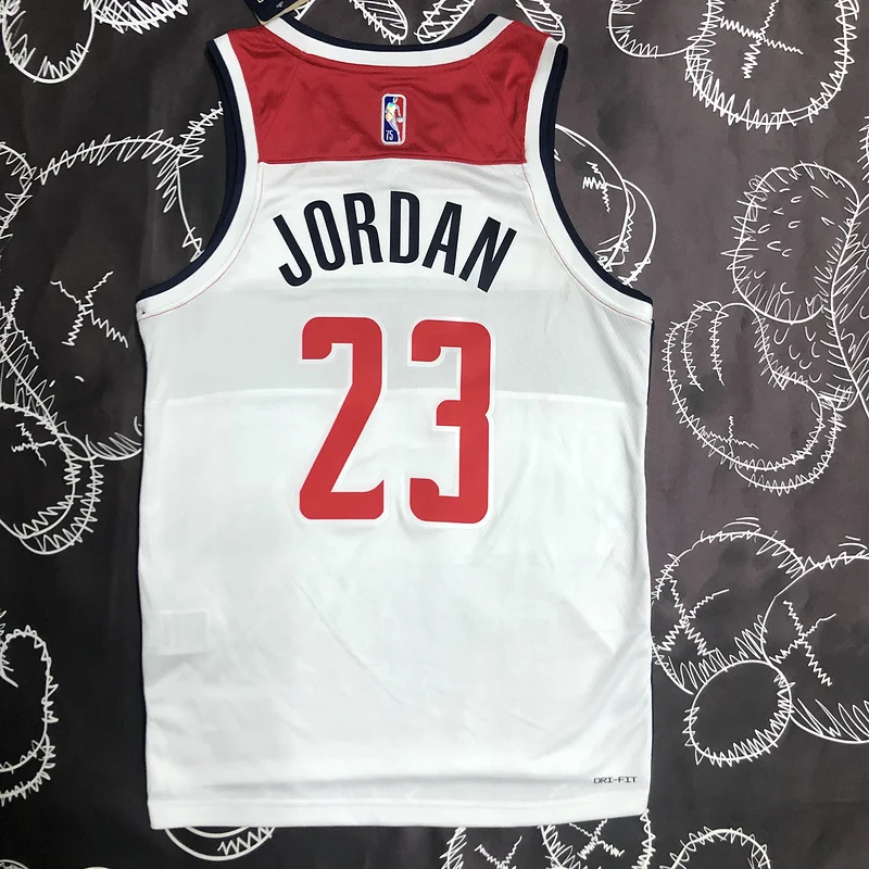 75th anniversary Washington Wizards Basketball Jersey White #23 JORDAN