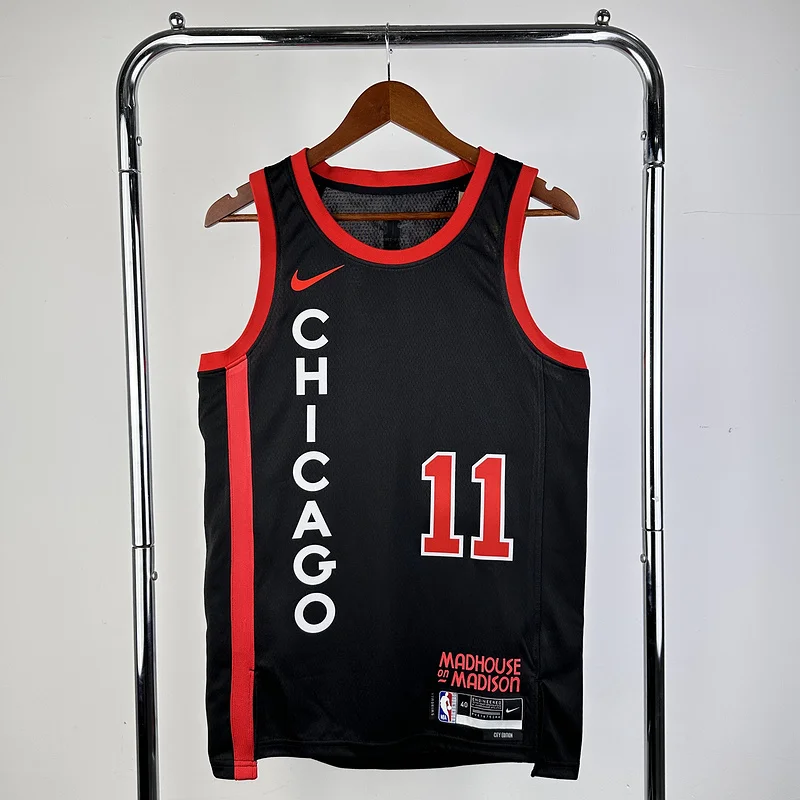 2024 Season NBA Chicago Bulls Basketball jersey City version