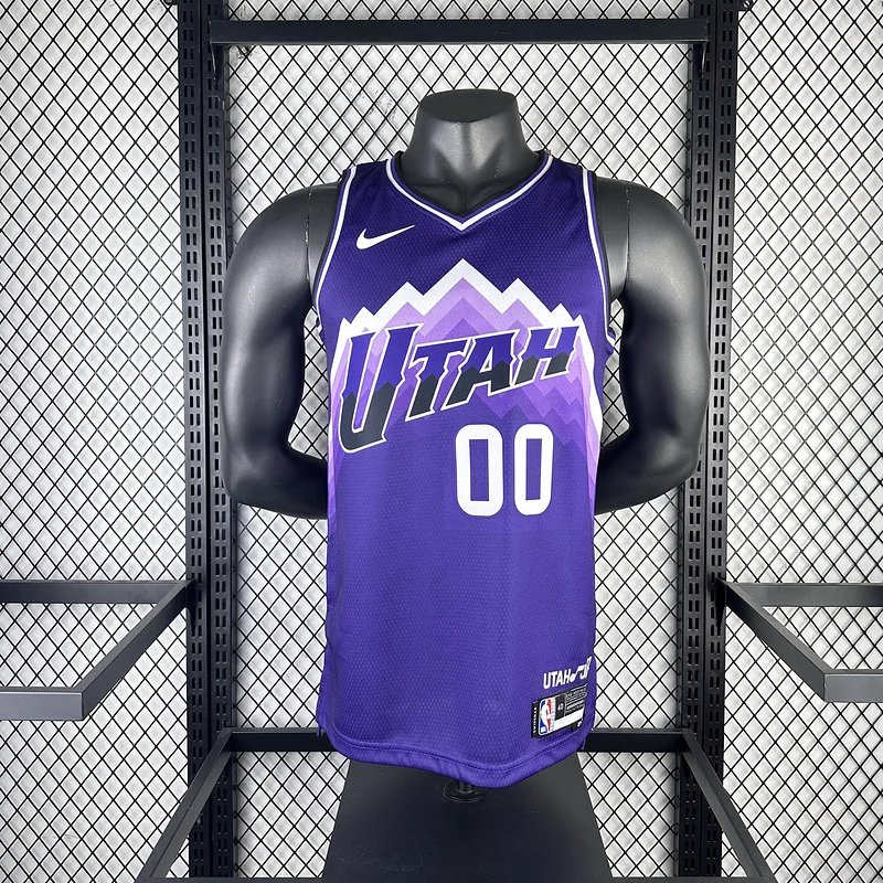 2024 Utah Jazz Basketball Jersey city version #00 CLARKSON