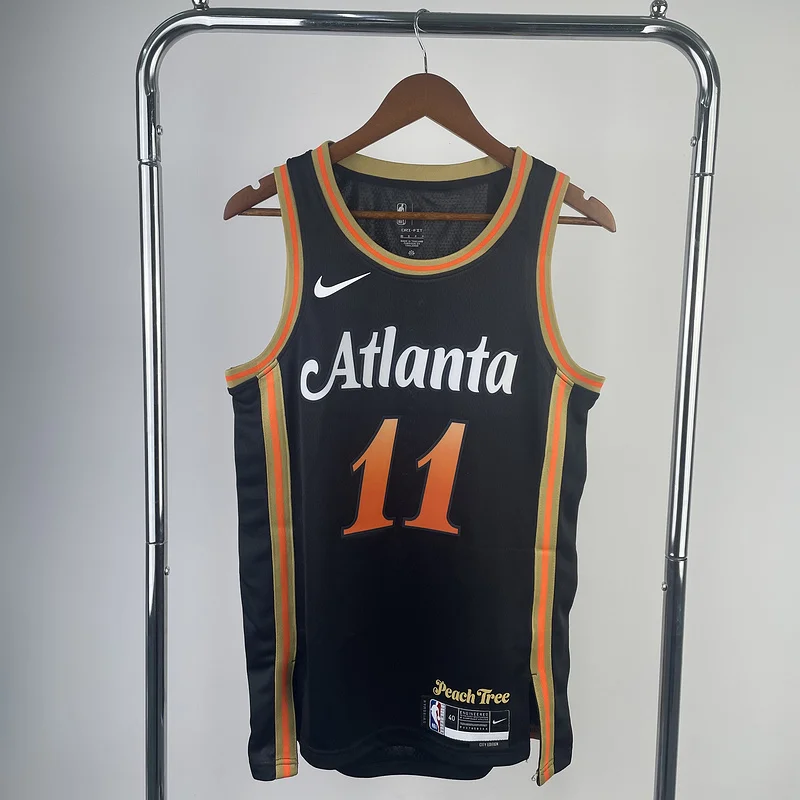 2023 Season NBA Atlanta Hawks Basketball Jersey city version #11 YOUNG