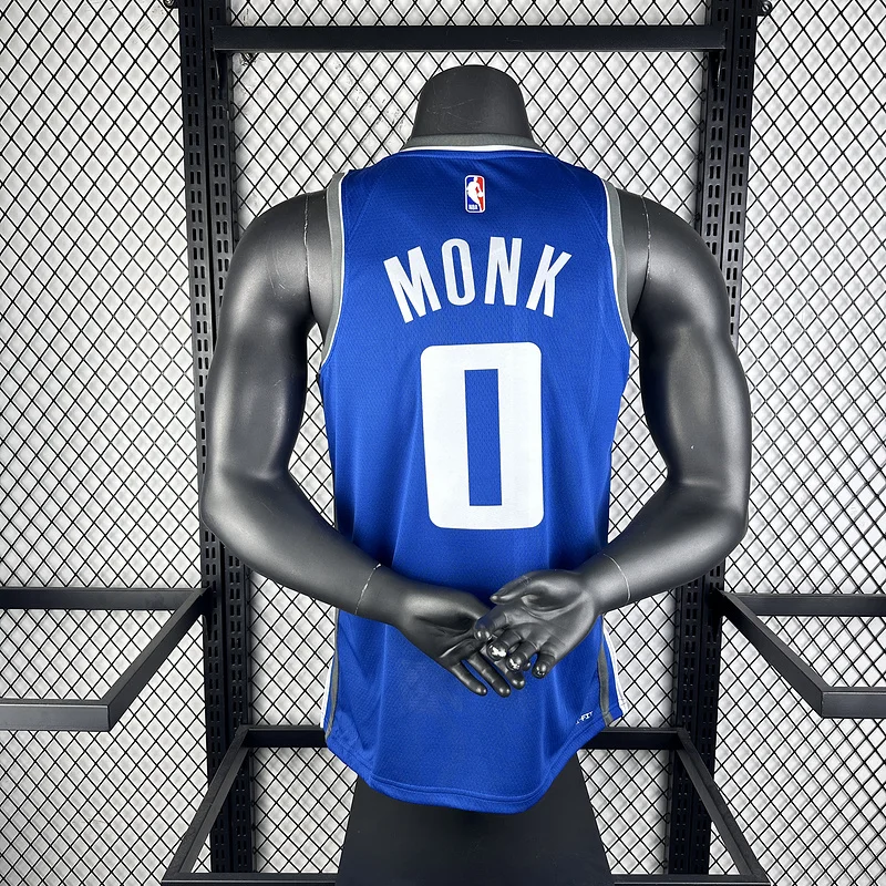 2024 Sacramento Kings Basketball Jersey city version #0 MONK