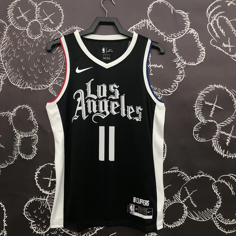 NBA Los Angeles Clippers Basketball jersey   Latin  Black   #11   WALL