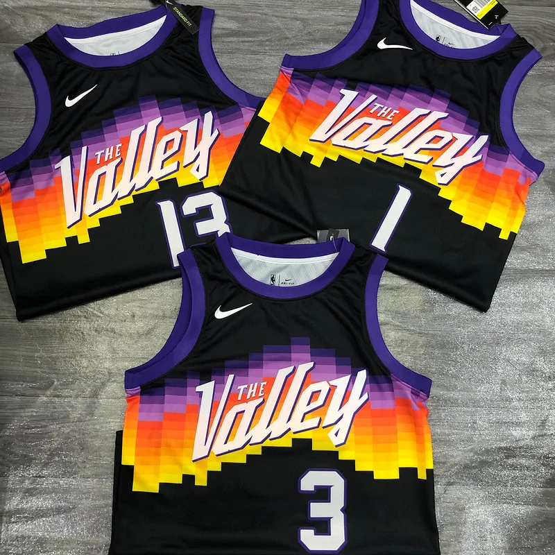 2021 Season NBA Phoenix Suns Basketball jersey city version #13 NASH