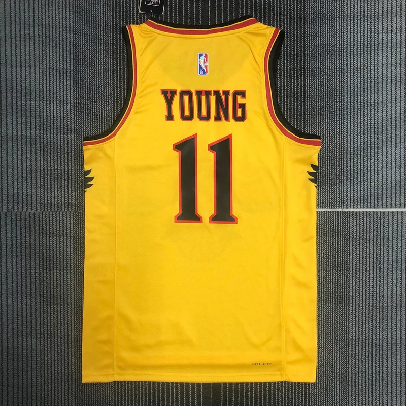 2022 Season NBA Atlanta Hawks Basketball Jersey city version #11 YOUNG