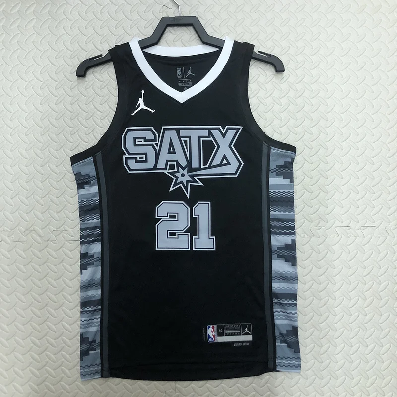 2023 San Antonio Spurs Basketball Jersey trapeze limited #21 DUNCAN