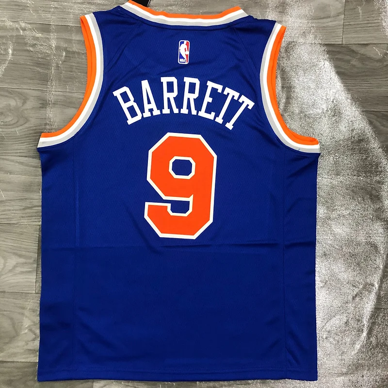 New York Knicks Basketball Jersey Blue #9 BARRETT