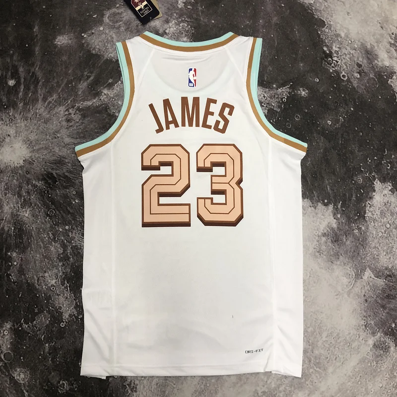 2023 Cleveland Cavaliers Basketball Jersey city version #23 JAMES