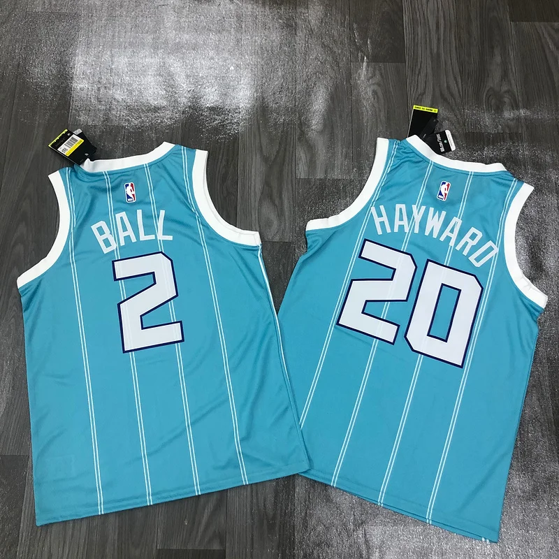 2020 Charlotte Hornets Basketball Jersey   Blue  #20  HAYWARD