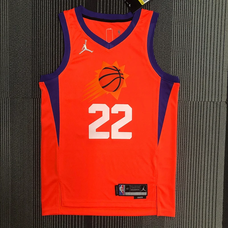 NBA Phoenix Suns Basketball jersey trapeze limited Orange #22 AYTON