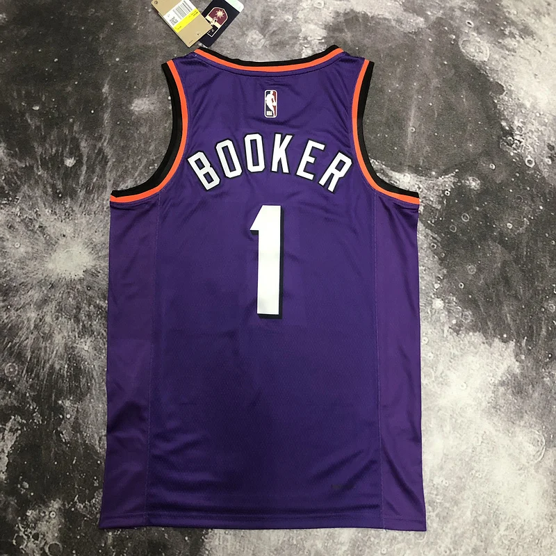 2023 Season NBA Phoenix Suns Basketball jersey Retro #1 BOOKER