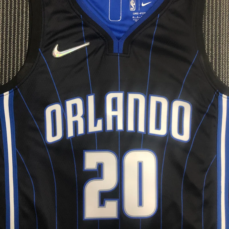 75th anniversary Orlando Magic Basketball Jersey  Black #20 FULTZ