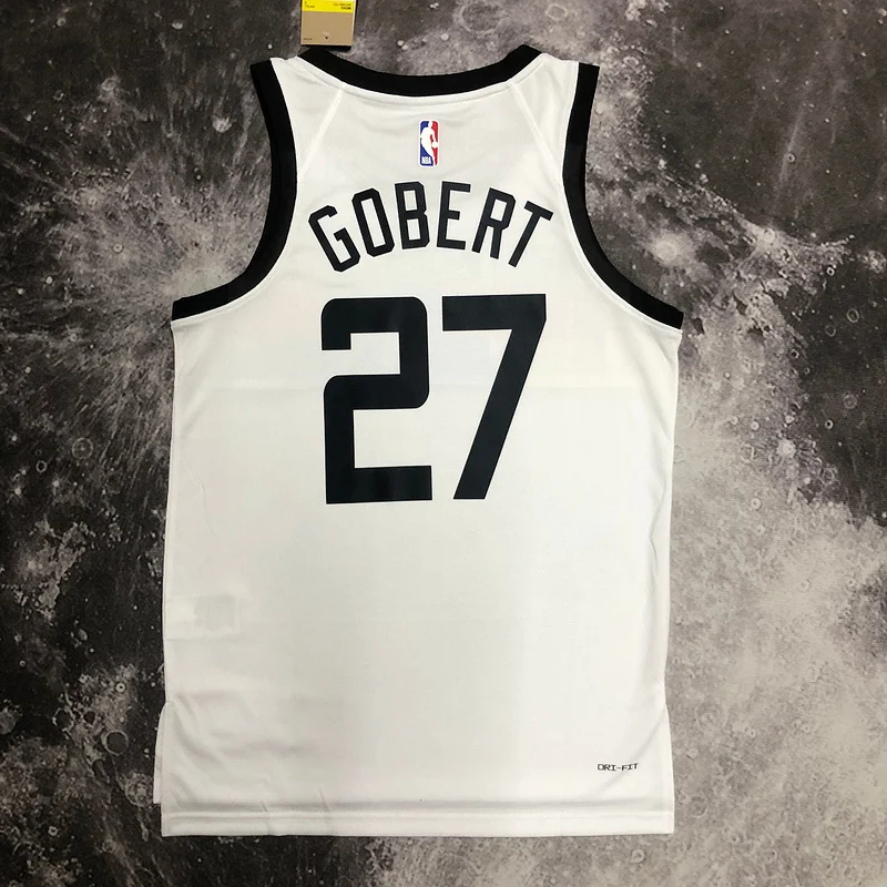 2023 Minnesota Timberwolves Basketball Jersey city version #27 GOBERT