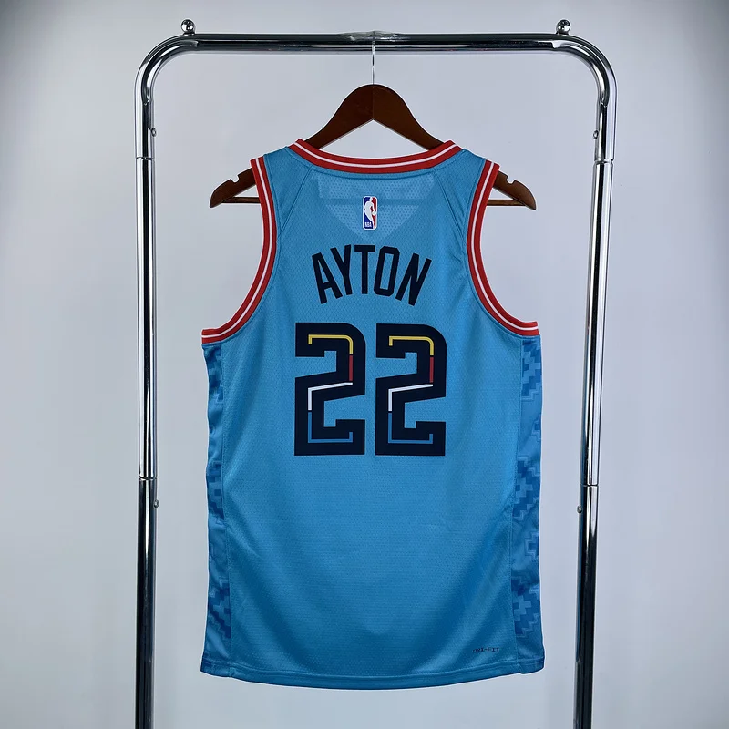 2023 Season NBA Phoenix Suns Basketball jersey city version #22 AYTON