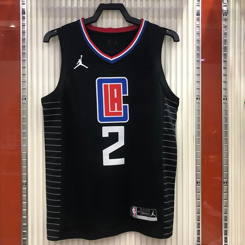 2021 Season NBA Los Angeles Clippers Basketball jersey Jordan  theme  limited  city version  #2   LEONARD