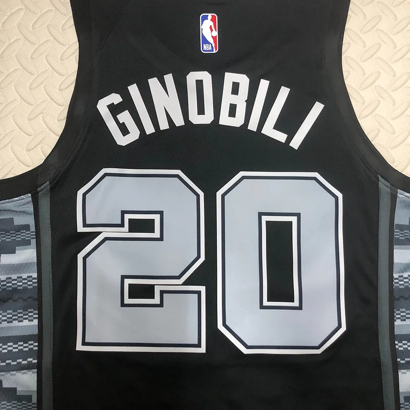 2023 San Antonio Spurs Basketball Jersey trapeze limited #20 GINOBILI