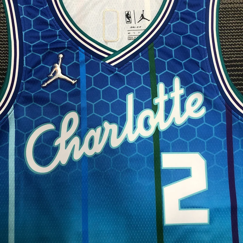 2022  Charlotte Hornets Basketball Jersey   city version #2  BALL