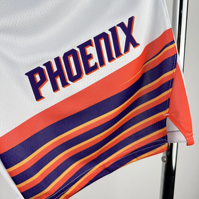 2024 Season NBA Phoenix Suns Basketball Home White Shorts