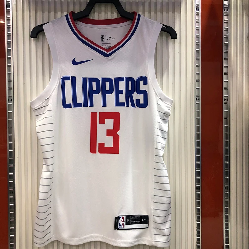 2020 Season NBA Los Angeles Clippers Basketball jersey  limited  White #13   GEORGE