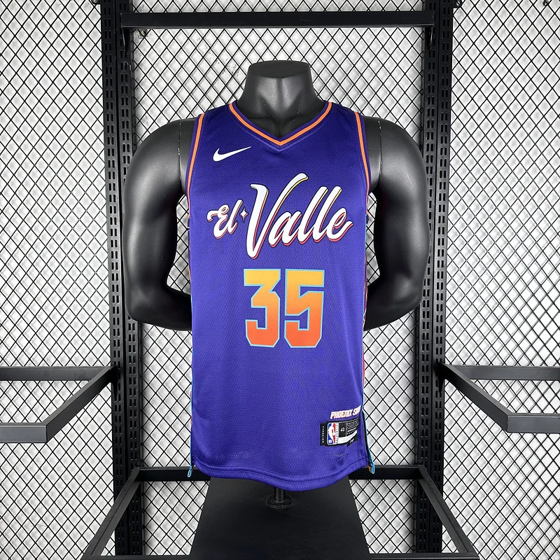 2024 Season NBA Phoenix Suns Basketball jersey city version #35 DURANT