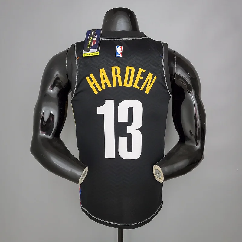 2021 Season Brooklyn Nets Basketball jersey city version graffiti style #13 HARDEN