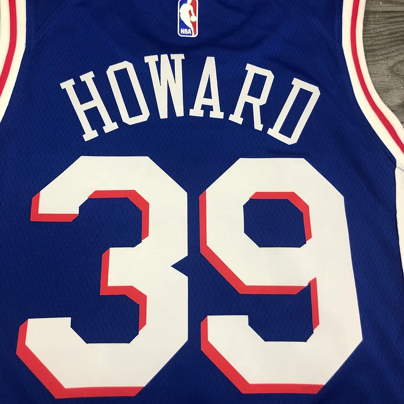 NBA Philadelphia 76ers Basketball Jersey V-neck Blue #39 HOWARD