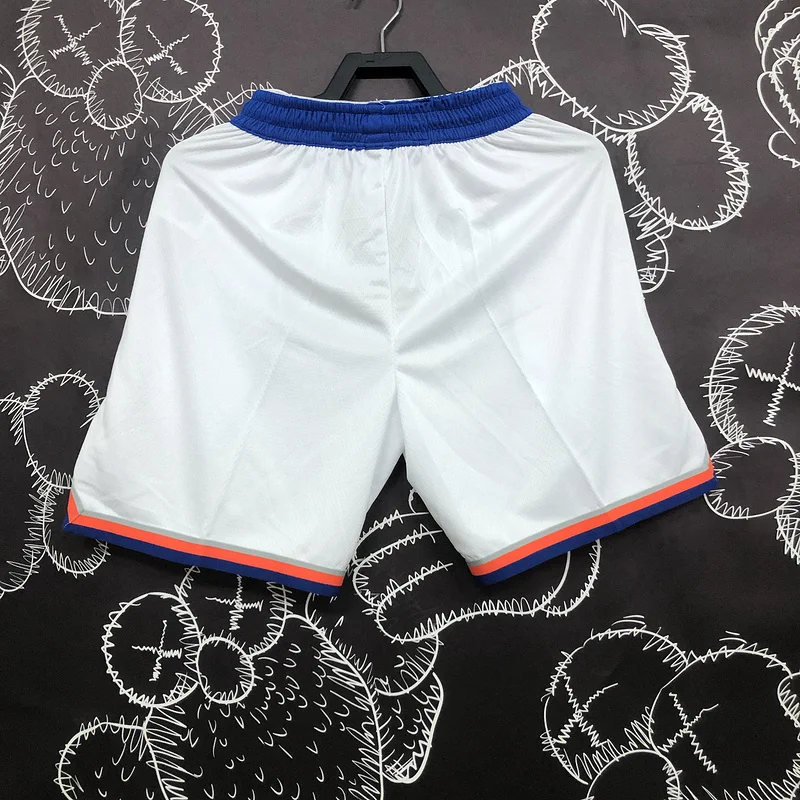 NBA Phoenix Suns Basketball Knicks White Shorts