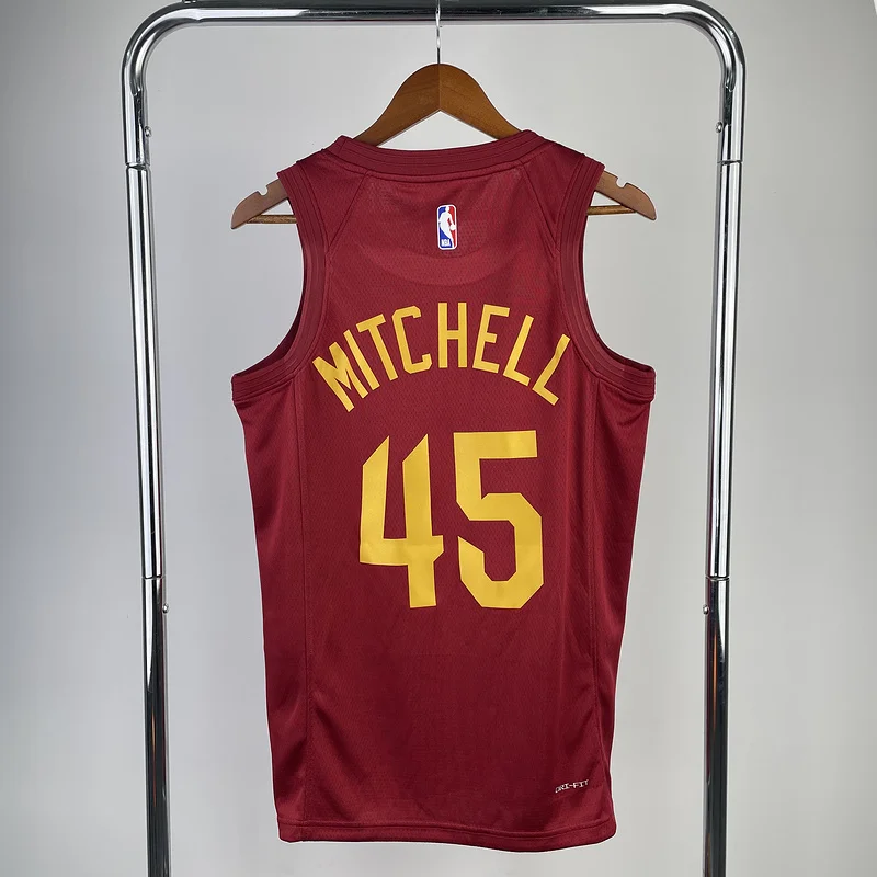 2023 Cleveland Cavaliers Basketball Jersey Aawy #45 MITCHELL