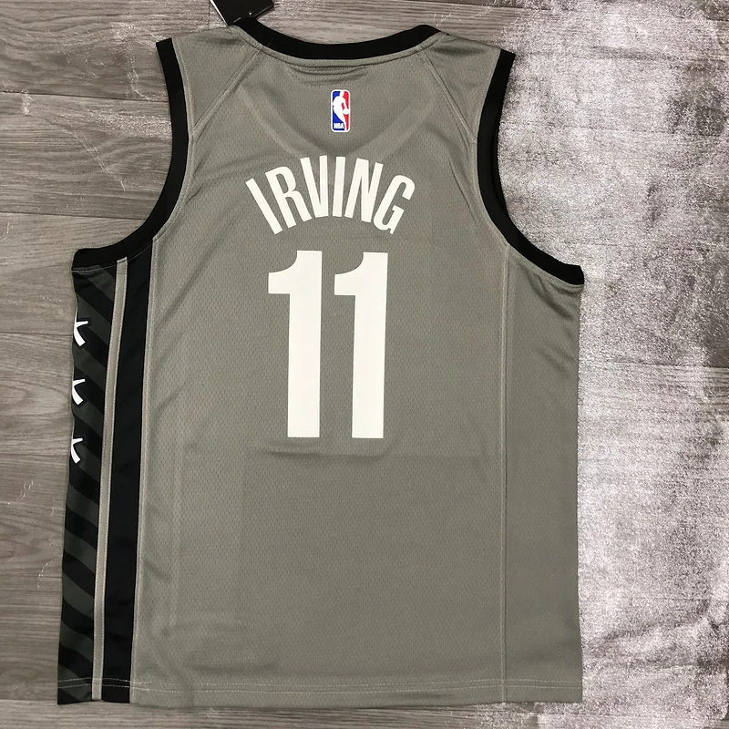 2021 Season Brooklyn Nets Basketball jersey JORDAN Theme gray #11 IRVING