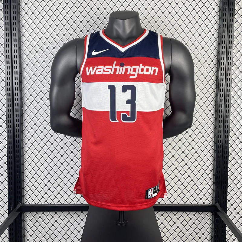 2023  Washington Wizards Basketball Jersey   Aawy   Red  #13 POOLE