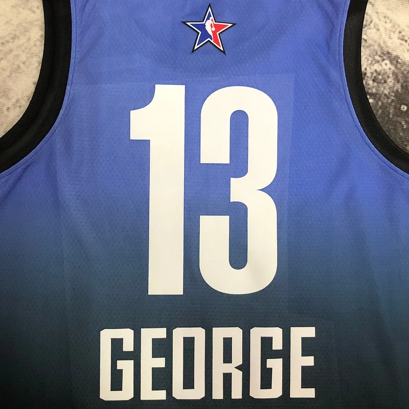 2023 Season  NBA Los Angeles Clippers Basketball jersey   All-Star    Blue  #13   GEORGE