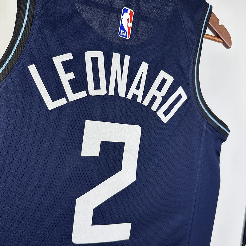 2024 Season   NBA Los Angeles Clippers Basketball jersey   city version  #2   LEONARD