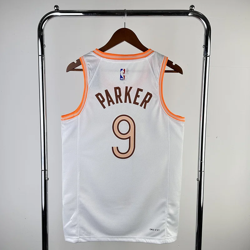 2024 San Antonio Spurs Basketball Jersey city version #9 PARKER