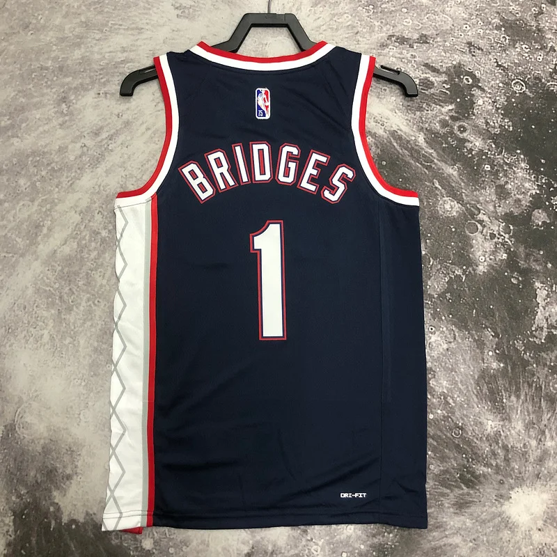 2022 Season Brooklyn Nets Basketball jersey city version #1 BRIDGES