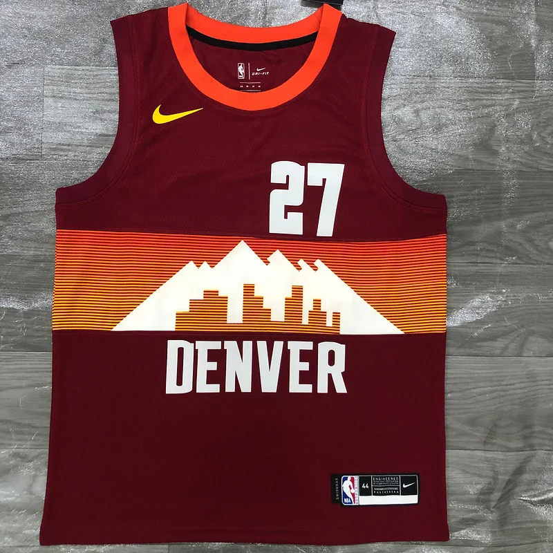 2021 Season NBA Denver Nuggets Basketball jersey city version #27 MURRAY