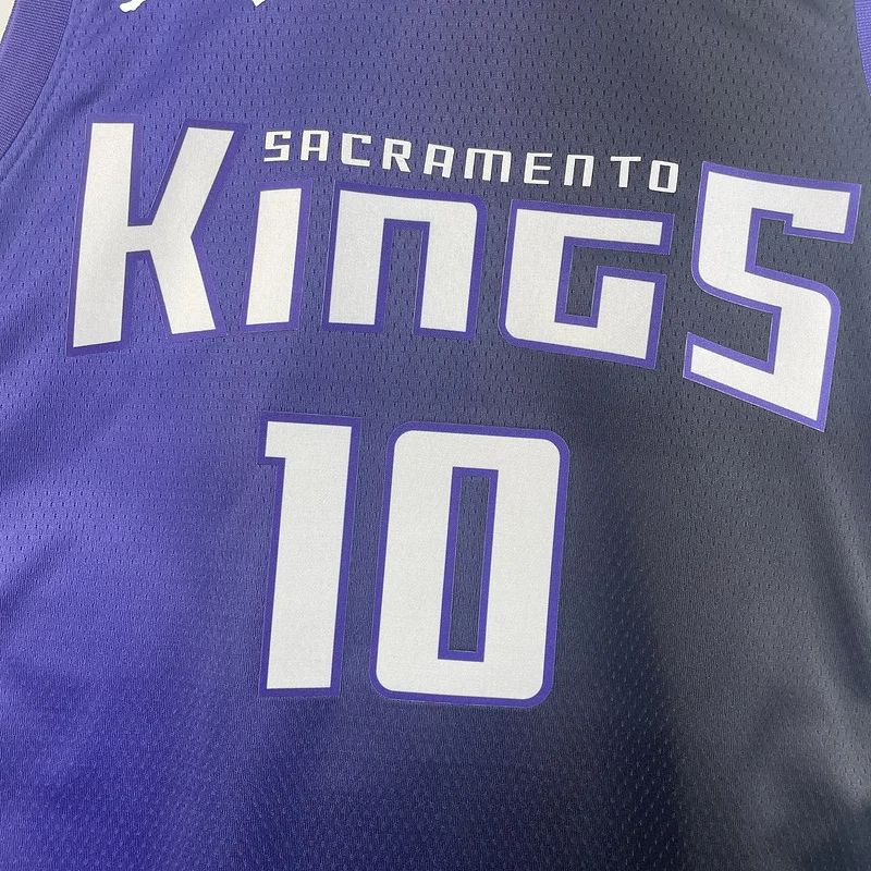 2024 Sacramento Kings Basketball Jersey trapeze limited #10 SABONIS