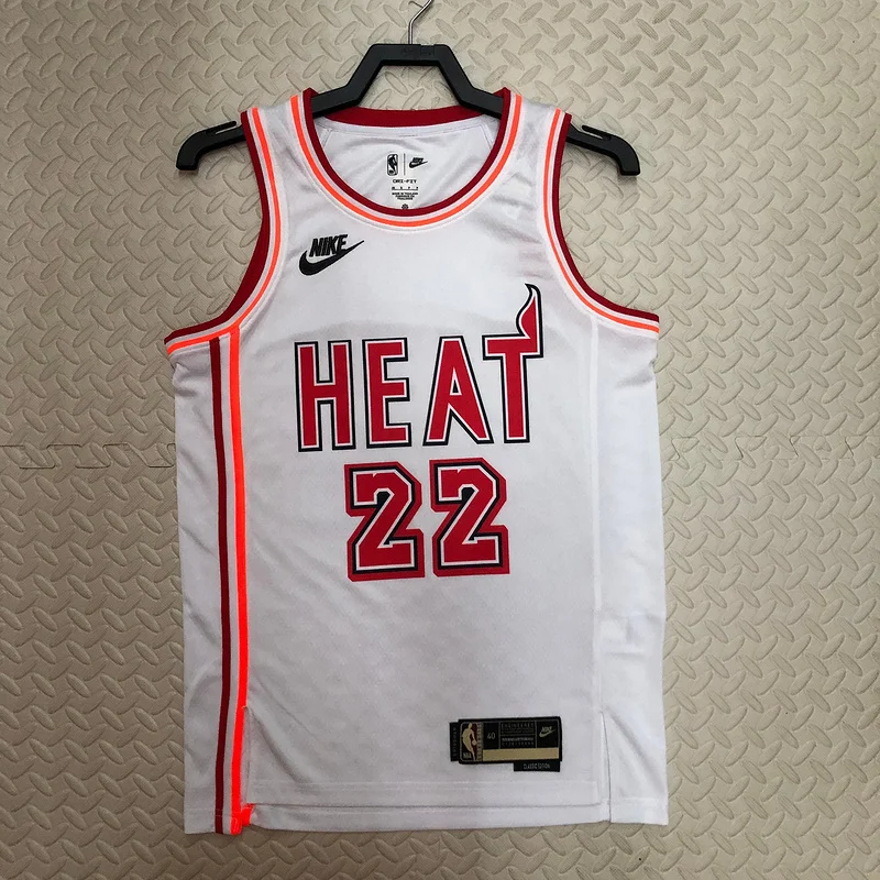 2023 SeasonNBA Miami Heat basketball jersey Retro #22 BUTLER