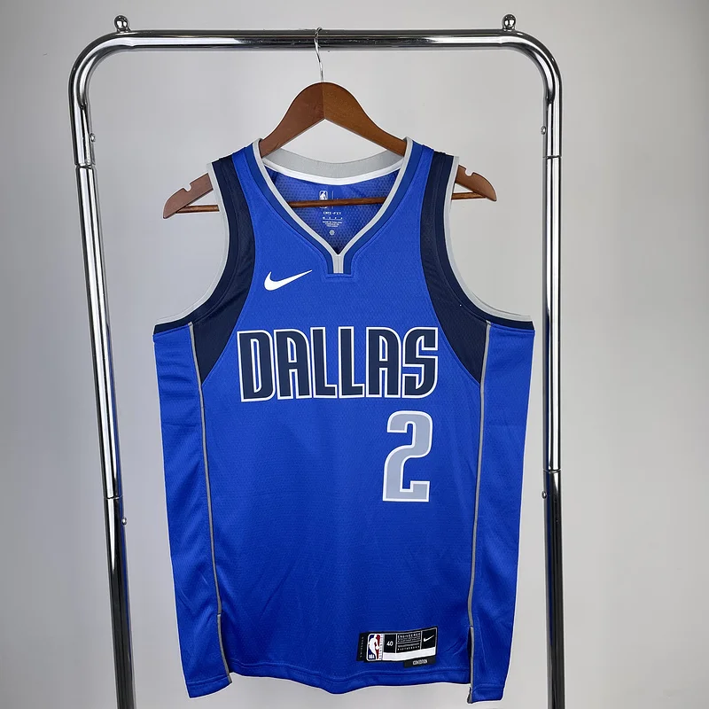 2023 Season NBA Dallas Mavericks basketball jersey Blue #2 IRVING