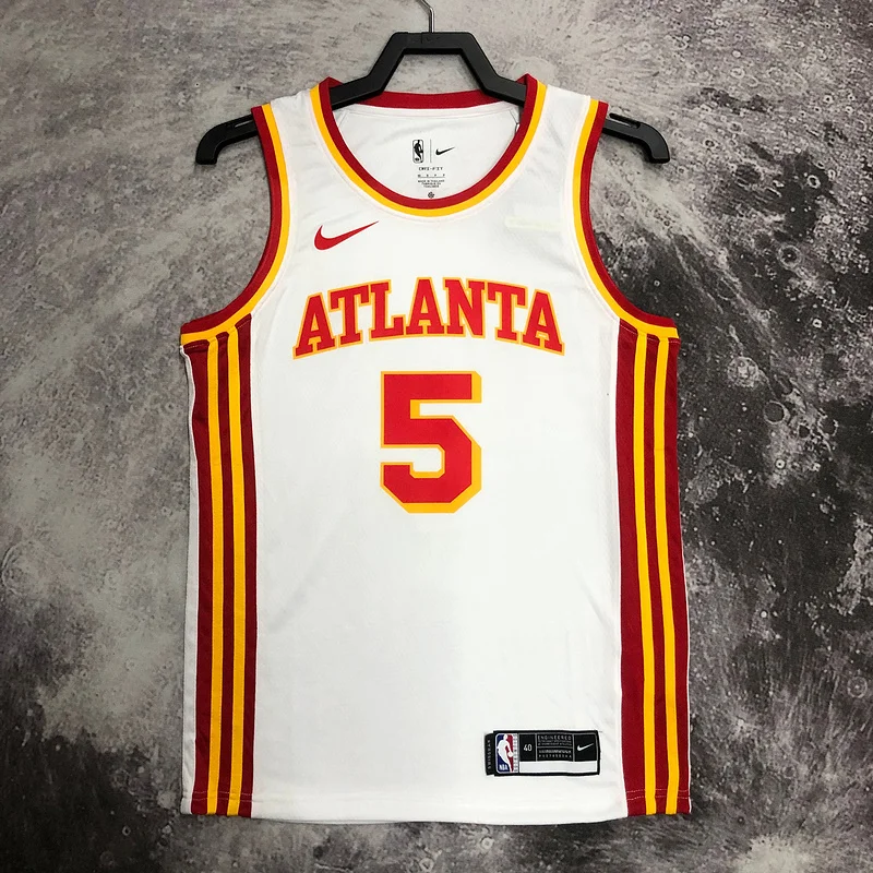 NBA Atlanta Hawks Basketball Jersey White #5  MURRAY