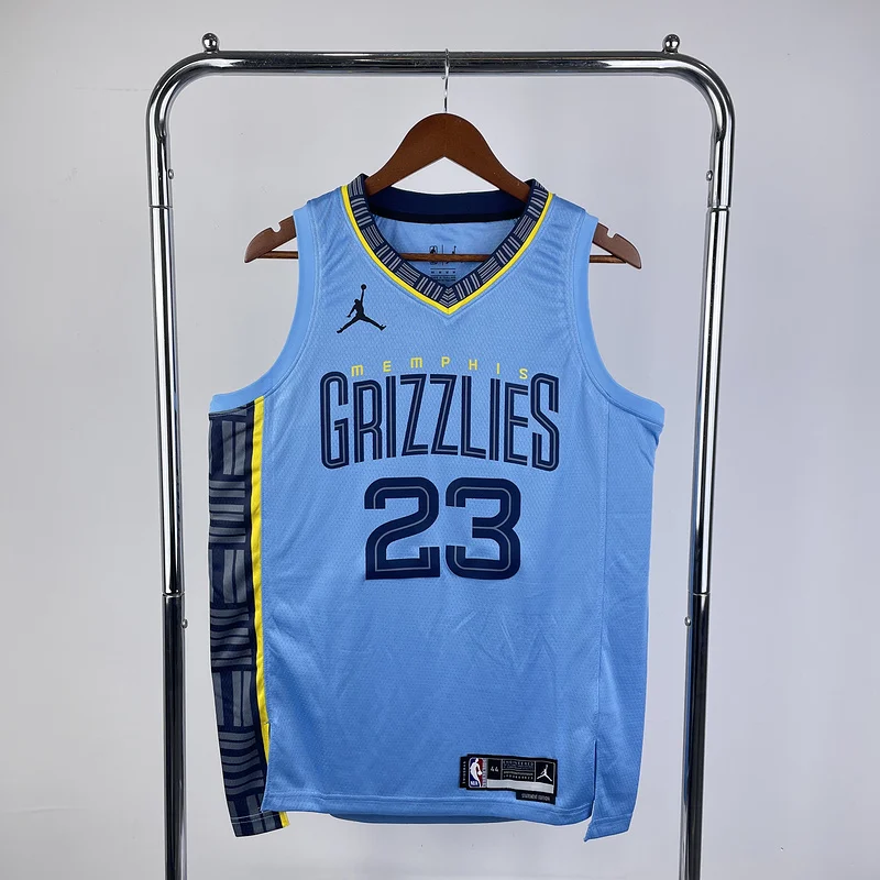 2023 Season NBA Memphis Grizzlies Basketball Jersey trapeze limited #23 ROSE