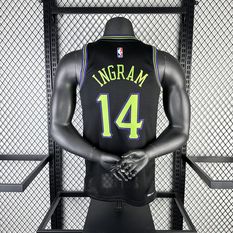 2024  New Orleans Pelicans Basketball jersey   city version  #14  INGRAM