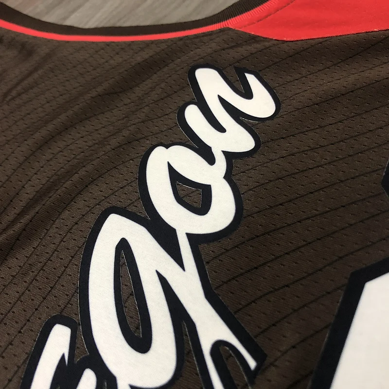 2021 Portland Trail Blazers Basketball Jersey city version brown #7 ROY